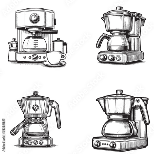 Coffee Maker Silhouette