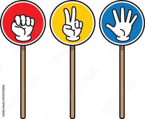 ジャンケン　グーチョキパ―のボードのアイコン