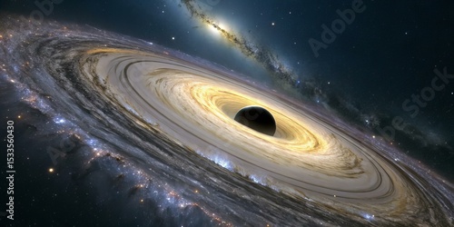 Beautiful Galaxy in Space – Fantasy Sci-Fi Background for Design