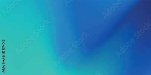 Abstract dark blue green gradient background texture, colorful scene with smoke or fog pattern. Cool mood of clouds. Digital technology and nature concept. vector eps10