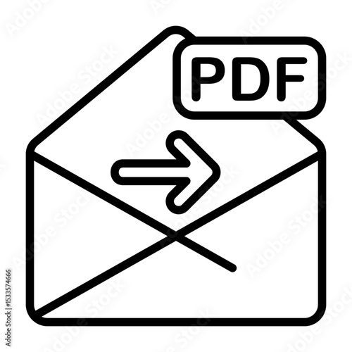 Save Mail as PDF Icon
