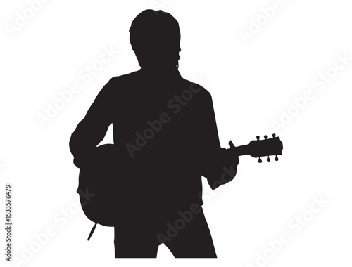 GUITARIST SILHOUETTE