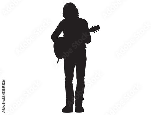 GUITARIST SILHOUETTE