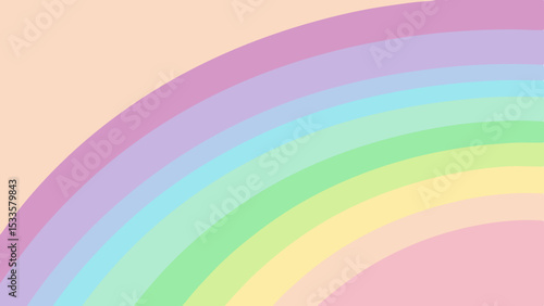 Abstract pastel rainbow graphic with blended colors perfect for various design projects