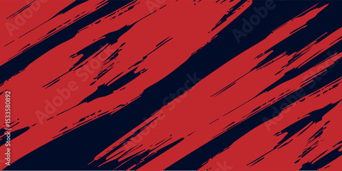 Red halftone dots blue color pattern gradient grunge texture background. Dot pop art comic sport style vector illustration.Eps10