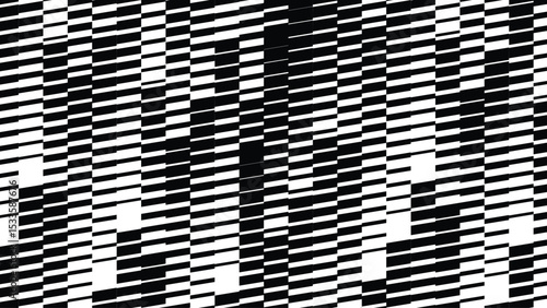 Vector abstract geometric seamless pattern with wave fading lines, tracks, halftone stripes. Extreme sport style illustration, urban art. Trendy monochrome graphic texture. Stylish sports pattern.