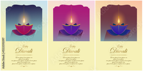 deepavali modern layout design simple and beautiful women color poster, banner, coolest, web post, diva happy deepavali