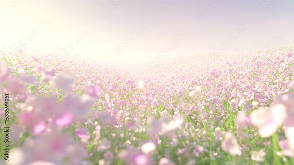 Fototapeta premium Soft Abstract close up of peach cream flower petals, white floral background soft pastel and gradient blooms Idea for background, Delicate blossoms in soft peach and white and soft pink.