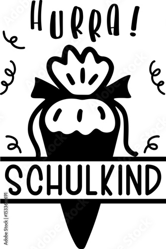 Deutsche Plotterdatei Einschulung, Schultüte, Schulkind, Schulstart ,Einschulung Geschenk, Schulanfang.