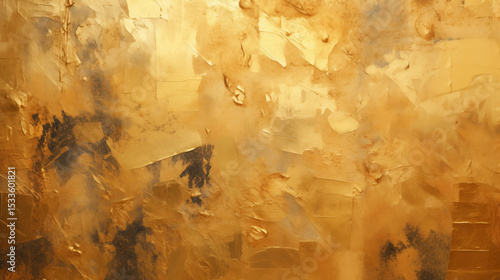 Golden Silk and Metallic Texture Background – Luxurious Abstract Design