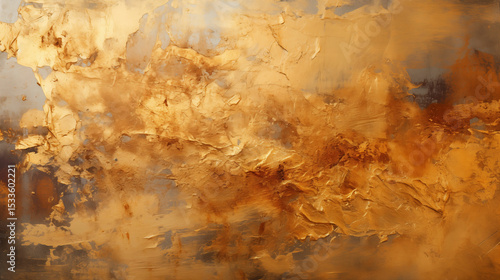 Golden Silk and Metallic Texture Background – Luxurious Abstract Design