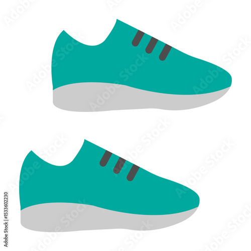 Sneakers Vector Flat Icon Design