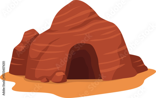 Illustration of a Desert Cave

