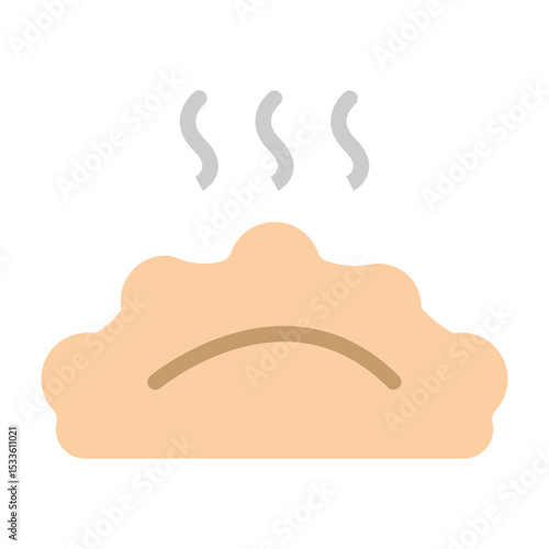 Dumplings Vector Flat Icon Design