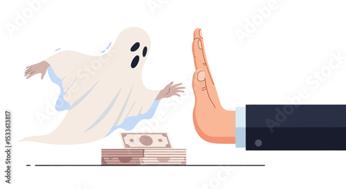 Ghostly Finance Rejecting Spectral Financial Risks