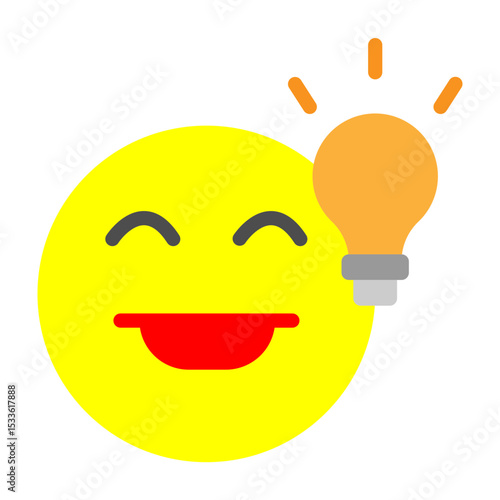 Positive Energy Vector Flat Icon Design
