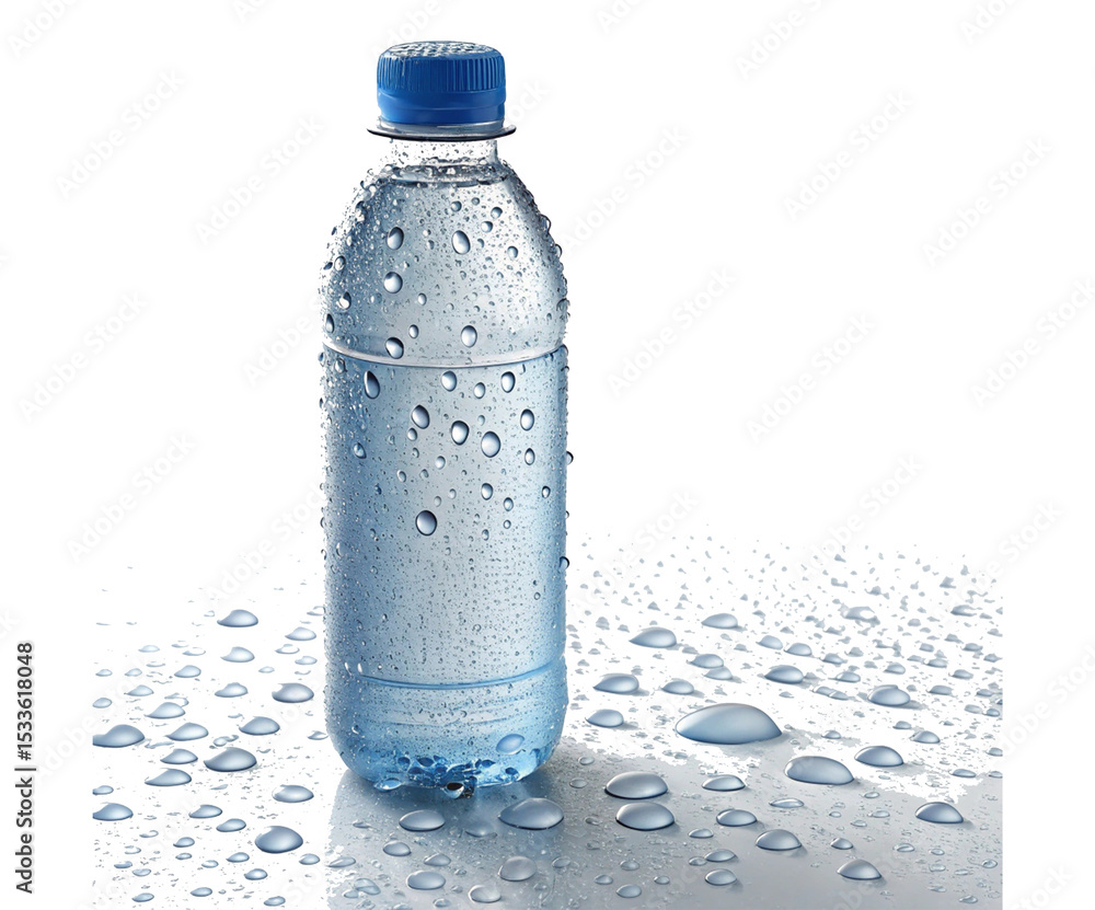 water bottle isolated on white background water bottle isolated on white background