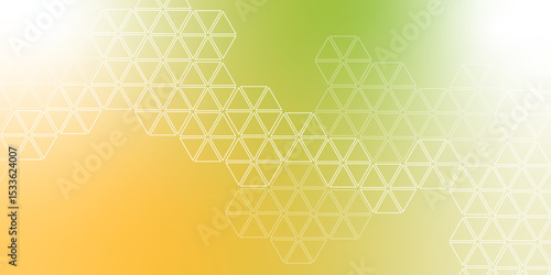 Modern futuristic virtual abstract background with geometric shapes and hexagon pattern. Vector illustration for medicine, technology or science design. Molecular structure for medical, technology. 