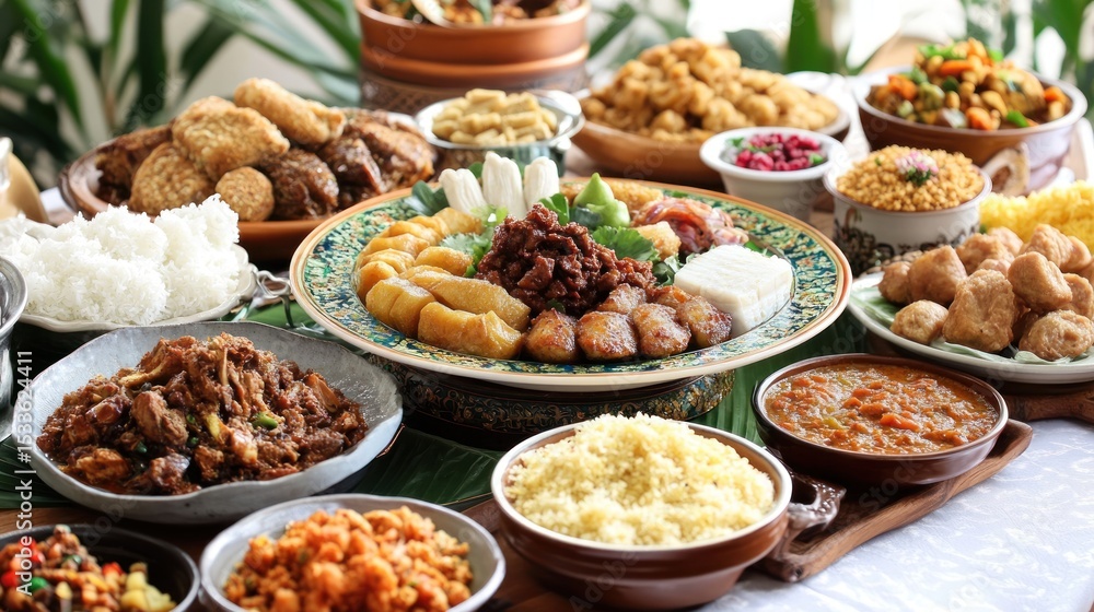 Obraz premium Diverse Indonesian Cuisine