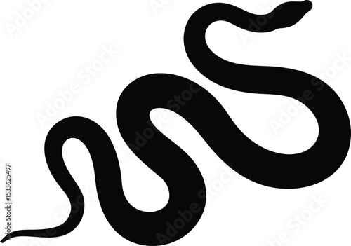 Wallpaper Mural Russell's viper snake silhouette, snake illustration, snake silhouette svg ,snake silhouette vector illustration Torontodigital.ca
