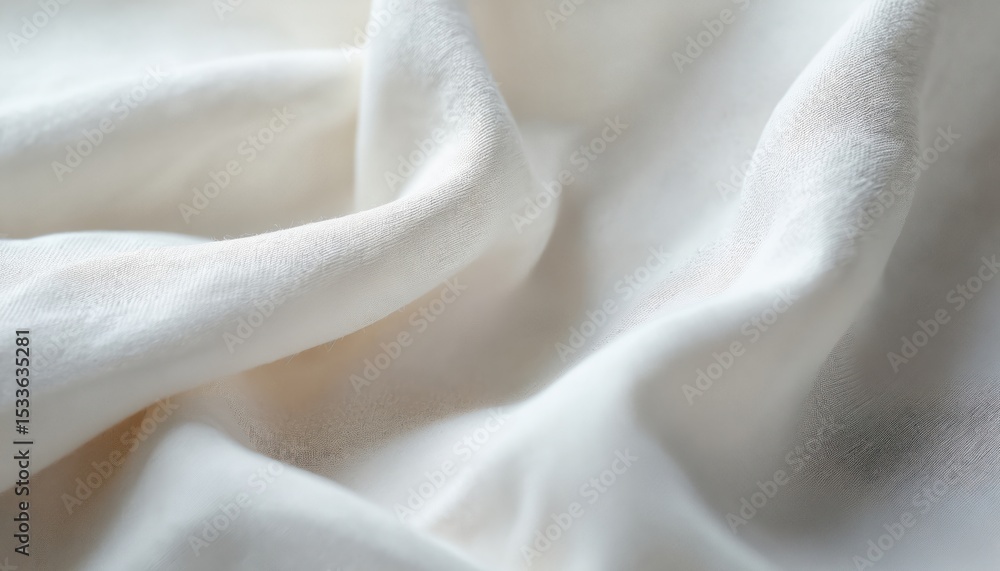 Close-up photo soft white linen fabric. Natural weave texture, subtle sheen. Smooth textile. Ideal for background, interior design, fashion, wedding decor. Minimalistic, elegant, sophisticated Close-up photo soft white linen fabric. Natural weave texture, subtle sheen. Smooth textile. Ideal for background, interior design, fashion, wedding decor. Minimalistic, elegant, sophisticated