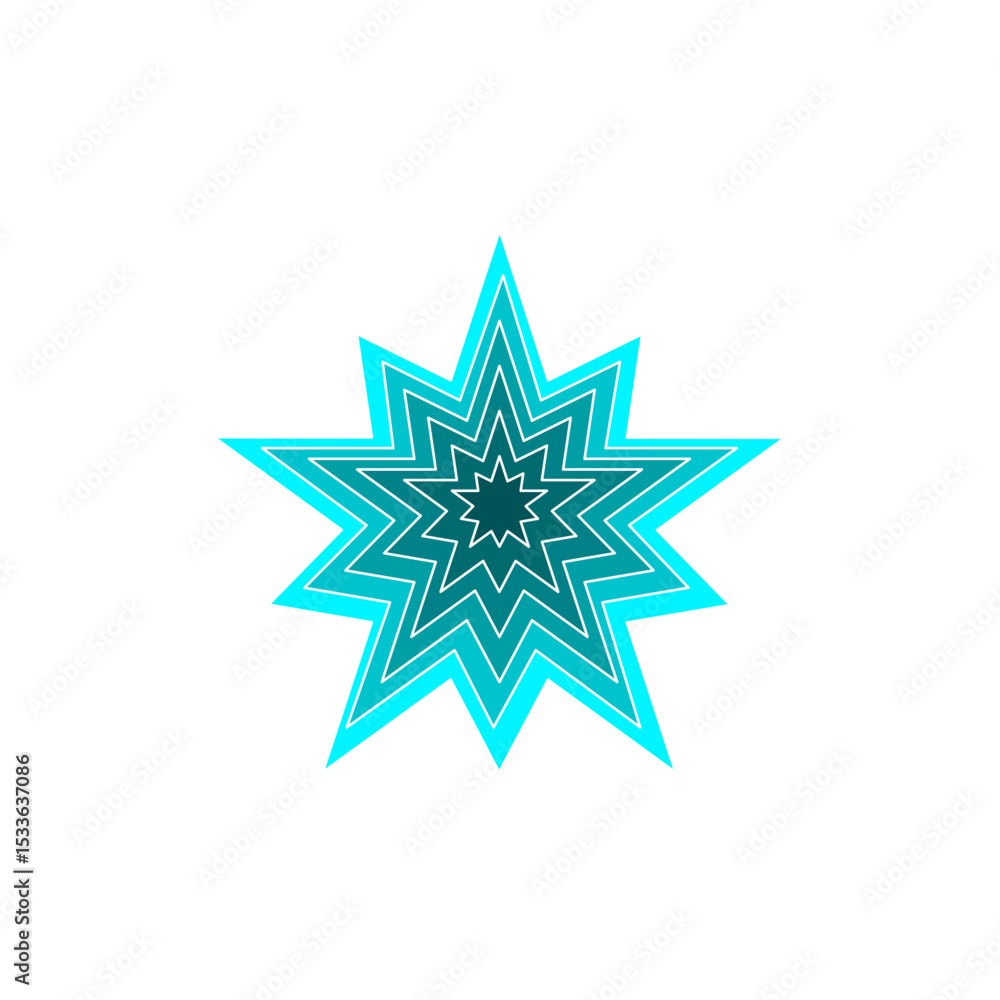 Obraz premium Double Star hypnotic icon