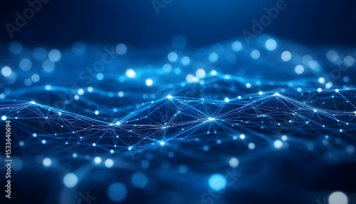 Abstract representation of interconnected data points forming a complex network.