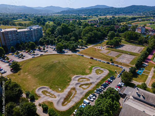 Pumptrack for BMX and MTB in Ljubljana