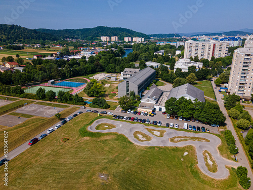 Pumptrack for BMX and MTB in Ljubljana