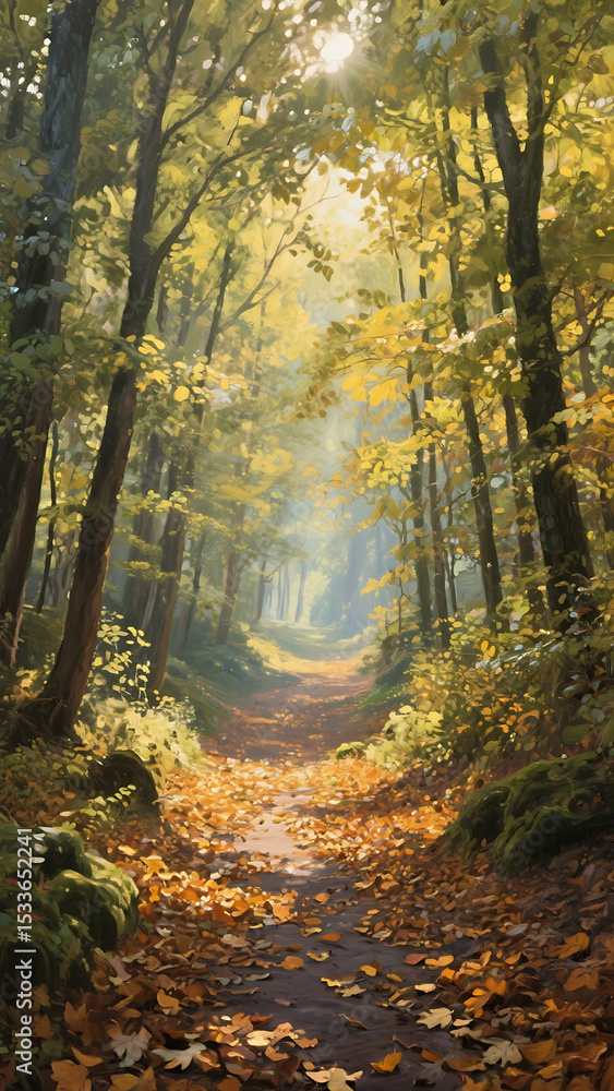 Obraz premium autumn in the forest