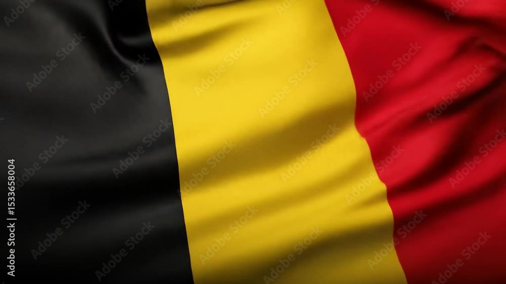 Belgium waving flag background video Belgium waving flag background video