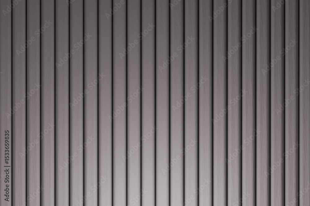 Fototapeta premium Black cow vertical wooden planks. Light is coming from bottom