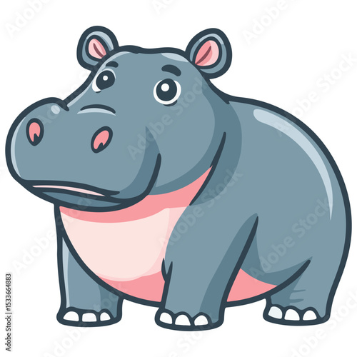 hippopotamus, animal, vector, transparent background, creature, mammal, hippo, cute, nature, wildlife, isolated, big, fat, zoo, wild