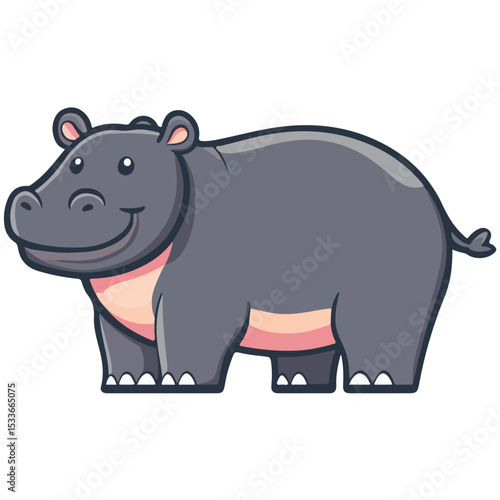 hippopotamus, animal, vector, transparent background, creature, mammal, hippo, cute, nature, wildlife, isolated, big, fat, zoo, wild
