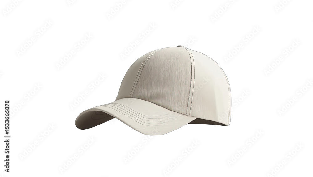 Fototapeta premium Off-white baseball cap (1)