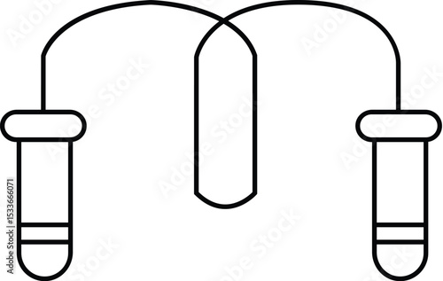  Skipping Rope Icon – Cardio Workout Fitness Vector Symbol