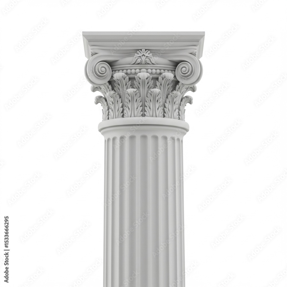 Obraz premium Classical Column: Architectural Detail and Design