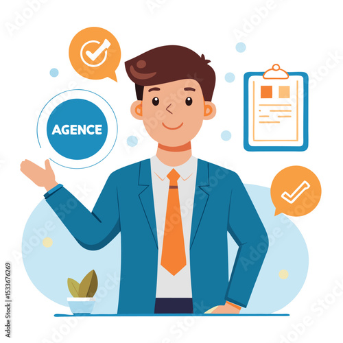 A man, insurance agent, explaining a policy, reassuring and trustworthy.