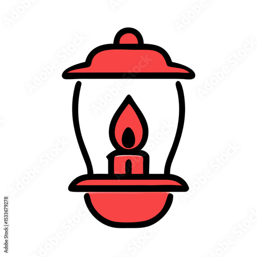 Red Christmas lantern