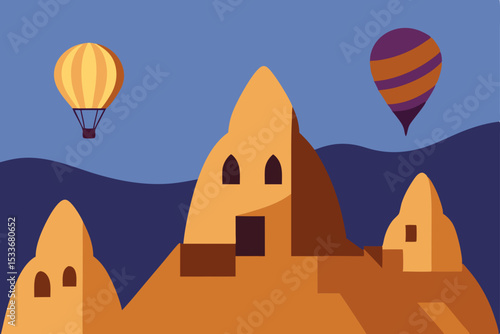 Cappadocia's Fairy Chimneys Hot Air Balloon Adventure over Unique Rock Formations