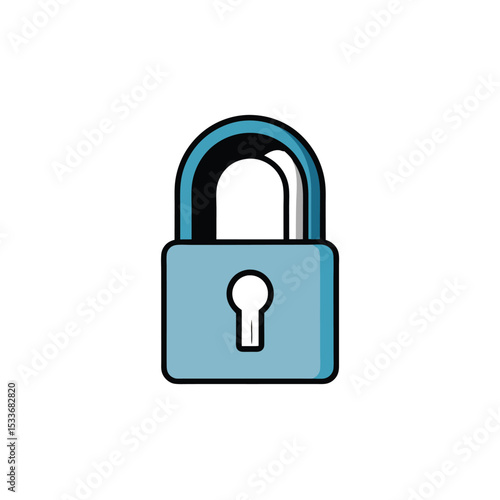 Lock Icon (white background)