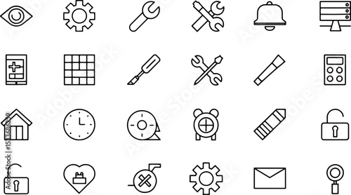 setting and setup basic icons pixel perfect  optio (1).eps