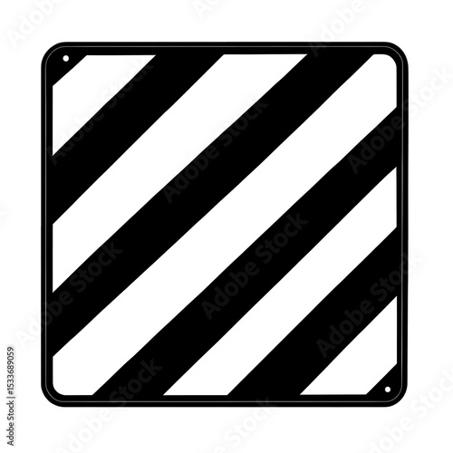 black and white industrial-style sign, Blank Label Mockup Illustration, Isolated Industrial Sign Template, info label signage board
