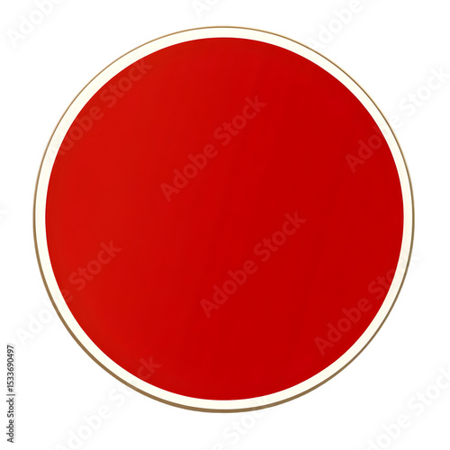 Free Download red circle label sign, Blank Label Mockup Illustration, Isolated Industrial Sign Template, info label signage board  - GFXLoad