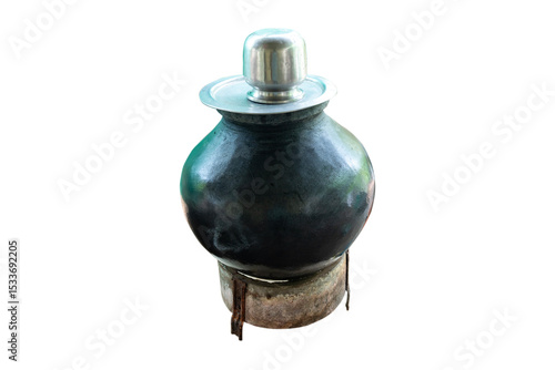 Wallpaper Mural Indian handmade pots or earthen pot or a clay pot, A earthen pot with cold water, pot isolated on white background Torontodigital.ca