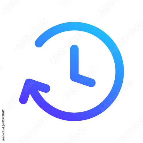 average session duration gradient fill icon