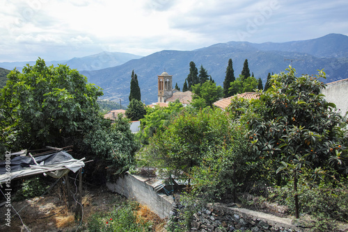 The historical Village of Ampelakia, Larissa, Greece