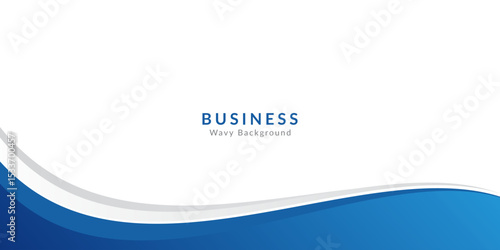 Modern banner background design. Banner template with dynamic wave shapes