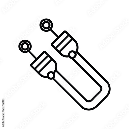 relays line art on white background