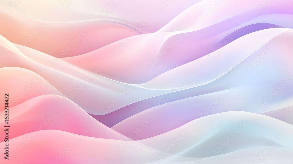 Soft pastel wave background with gentle flowing abstract curves Soft pastel wave background with gentle flowing abstract curves